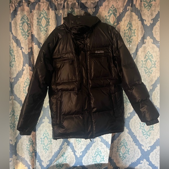 Puffer woman jacket with hoodie - Picture 2 of 2